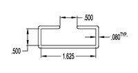 1.625 Inch (in) Foam Retainer (SG1082)