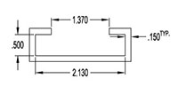 2.000 Inch (in) Foam Retainer (SG2125)