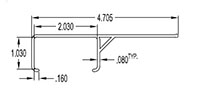 2.000 x 1.000 Inch (in) Cover (SG1840)