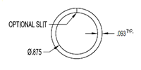 0.500 Inch (in) Schedule 40 Pipe Cover (SG2274)