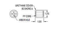 1.375 Inch (in) Outside Diameter (OD) Roller (SGN2395-390)