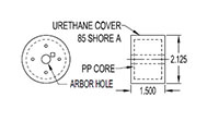 2.125 Inch (in) Outside Diameter (OD) Roller (SGN3233-390)