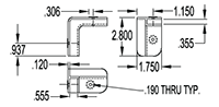 5 to 10 Millimeter (mm) Stackable Corner (SGNLH/RH)