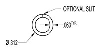 0.250 Inch (in) Rod Cover (SG1870)