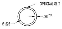 0.625 Inch (in) Tube Cover (SG1446)