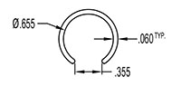 0.655 Inch (in) Tube Cover (SG1938)