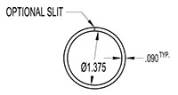 1.375 Inch (in) Tube Cover (SG1545)