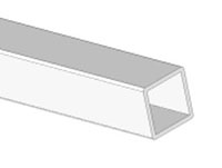 1.000 x 1.000 Inch (in) Tube (SG1913) - 2