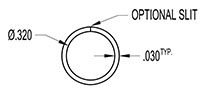 0.380 Inch (in) Outside Diameter (OD) and 0.320 Inch (In) Inside Diameter (ID) Tube (SG1979)