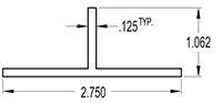 2.750 Inch (in) Foam Support (SG2750)