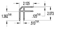 10 Millimeter (mm) Snap-on Corner (SG1190)