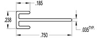 Double Wall "T" (SG1901)