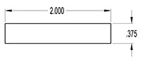 2.000 x 3.75 Inch (in) Pad (SG1564)