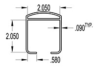 2.000 x 2.000 Inch (in) Cushioned Cover (SG1338)