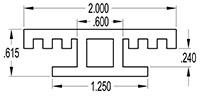 2.000 Inch (in) Dunnage (CMHE2005) (SG1385)