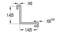 1.500 x 1.500 Inch (in) Angle Cover (SG2087)