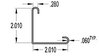 2.000 x 2.000 Inch (in) Angle Cover (SG1577)