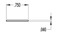 0.750 Inch (in) Flat Strip (SG2221)