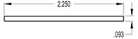 2.250 Inch (in) Flat Strip (SG2431)