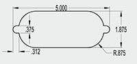 4 to 6 Millimeter (mm) Snap Together Hand Hold (SGN2PT-4) - 2