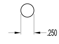 0.250 Inch (in) Diameter Rod (SG2430)