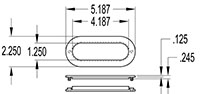 4 to 6 Millimeter (mm) Snap Together Hand Hold (SGN2PT-4)