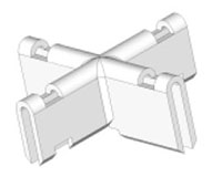 Cross Support 0.125 Inch (in) Sheet Stock (SGN1287) - 2