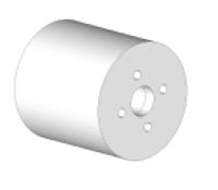 1.500 Inch (in) Outside Diameter (OD) Roller (SGN1922-390) - 2