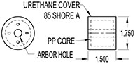 1.750 Inch (in) Outside Diameter (OD) Roller (SGN2904-390)