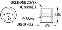 1.875 Inch (in) Outside Diameter (OD) Roller (SGN2874-390)