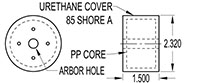 2.320 Inch (in) Outside Diameter (OD) Roller (SGN3379-390)