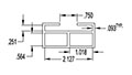 2.000 Inch (in) Belt Retainer (SG1609)