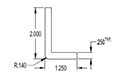 2.000 x 1.250 Inch (in) Angle (SG2164)