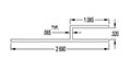 8 Millimeter (mm) H-Channel (SG1132)