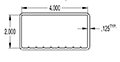 4.000 x 2.000 Inch (in) Tube (SG2141)