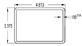 4.813 x 3.375 Inch (in) Tube (SG2442)