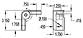 10 Millimeter (mm) Rivet Hinged Corner (SGN10MMHC)