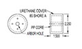 2.250 Inch (in) Outside Diameter (OD) Roller (SGN1606-390)