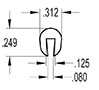 0.125 Inch (in) Flexible Edge Trim (SG2080)