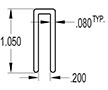 5 Millimeter (mm) U-Channel (SG1029)