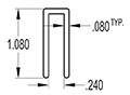 6 Millimeter (mm) U-Channel (SG1090)