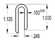 6 Millimeter (mm) U-Channel (SG1546)