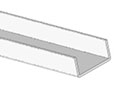1.380 Inch (in) U-Channel (SG2384) - 2