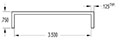 3.500 Inch (in) U-Channel (SG1297)