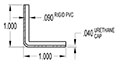 1.000 x 1.000 Inch (in) Angle (SG2238)