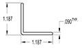 1.187 x 1.187 Inch (in) Angle (SG2089)