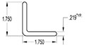 1.750 x 1.750 Inch (in) Angle (SG1761)