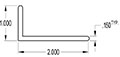 2.000 x 1.000 Inch (in) Angle (SG1335)