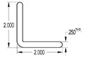 2.000 x 2.000 Inch (in) Angle (SG1328)