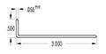 3.000 x 0.500 Inch (in) Angle (SG2266)